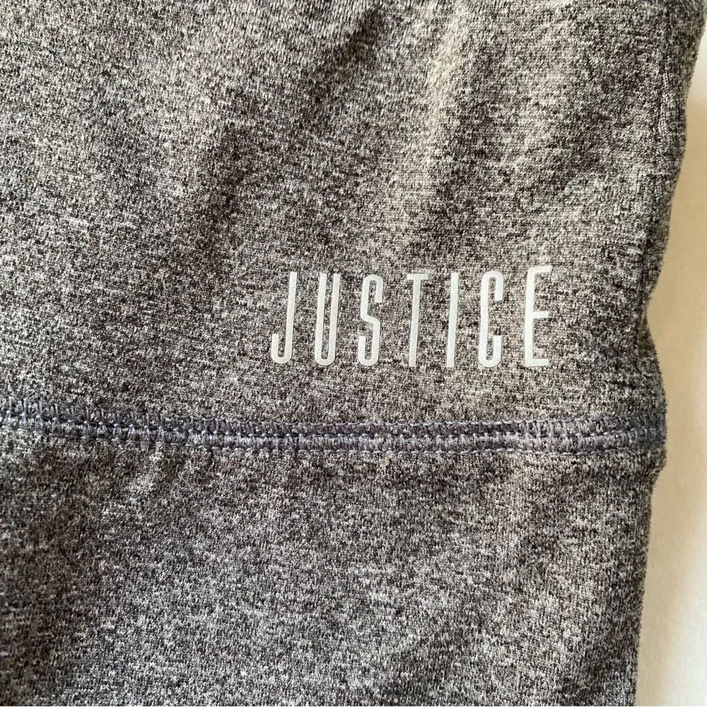 Justice‎ Active Leggings Gray Full length size 12 Kids